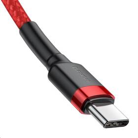 Kabel Baseus Cafule USB-C/USB-C, PD 2.0 60W, 2m červený

 obrázek produktu 2 z 2
