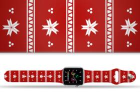Řemínek Mi-Band na Apple Watch 42/44/45/49 mm - Vánoční motiv 

 obrázek produktu 1 z 3