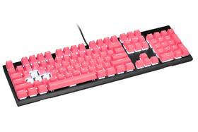 Klávesy Corsair PBT DOUBLE-SHOT PRO Keycap Mod Kit - 104-Key, NA Layout, TBD Pink 
