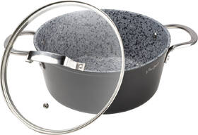 Kastrol s poklicí Lamart LT1254 24 cm černá barva
