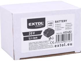 Akumulátor EXTOL ENERGY 402482 20V Li-ion, 4Ah 

 obrázek produktu 2 z 2