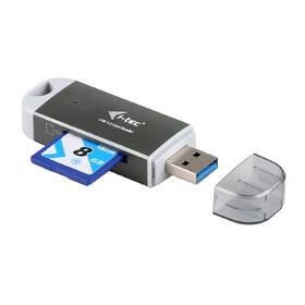 Čtečka paměťových karet i-tec USB 3.0 Dual Card Reader šedá

 obrázek produktu 2 z 7