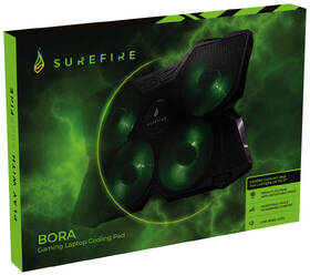 Chladící podložka pro NTB SureFire Bora Gaming do 17" černá/zelená

 obrázek produktu 6 z 6