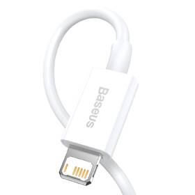 Kabel Baseus Superior Series USB/Lightning 2.4A 1m bílý

 obrázek produktu 2 z 9