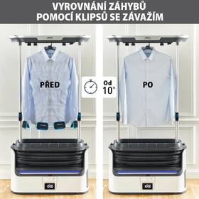 Stojanový napařovač oděvů Tefal YT3040E1 Care For You šedý/bílý

 obrázek produktu 11 z 31