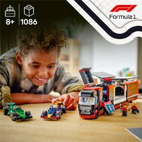 Stavebnice LEGO® City 60445 Kamion F1® s vozy F1® RB20 a AMR24 

 obrázek produktu 7 z 9