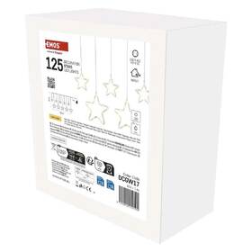 LED řetěz EMOS 125 WINDOW STARS, IP44, WW průhledný

 obrázek produktu 4 z 5