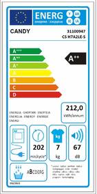Sušička prádla Candy CS H7A2LE-S bílá

 obrázek produktu 1 z 2