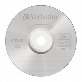 Disk Verbatim CD-R 700MB/80min, 52x, 50-cake 

 obrázek produktu 2 z 2