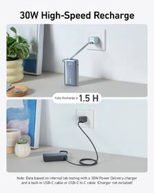 Powerbanka Anker Anker 545 10000mAh, 30W s kabelem USB-C černá

 obrázek produktu 2 z 5