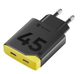 Nabíječka do sítě Tactical Minimi GaN 45W, 2×USB-C černá/žlutá

 obrázek produktu 2 z 5