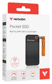 SSD externí Verbatim Pocket SSD 128GB oranžový

 obrázek produktu 3 z 6