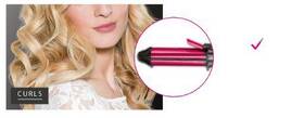 Kulma Rowenta FOR ELITE FASHION STYLIST CF4512F0 černá/růžová/zlatá

 obrázek produktu 7 z 17