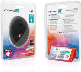 Myš Connect IT vertikální, ergonomická pro ženy černá

 obrázek produktu 12 z 12