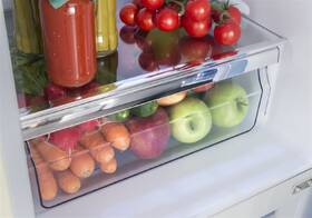 Chladnička s mrazničkou Amica KGCR 387100 B béžová barva
