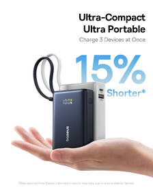 Powerbanka Baseus PicoGo 10000mAh 45W s digitálním displejem a kabelem USB-C černá

 obrázek produktu 4 z 10