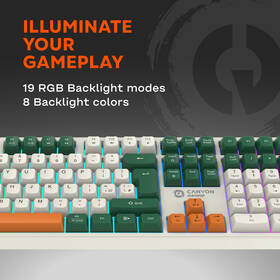 Klávesnice Canyon Shadder GKW-11 Mech RGB CZ bílá

 obrázek produktu 11 z 17