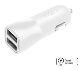 Adaptér do auta FIXED 2x USB, 15W Smart Rapid Charge bílý

 obrázek produktu 1 z 2
