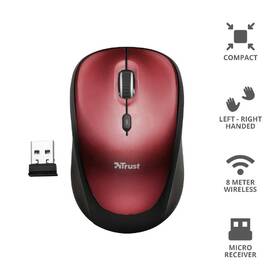 Myš Trust Yvi Wireless červená

 obrázek produktu 4 z 7