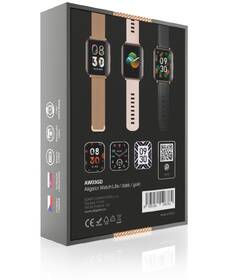 Chytré hodinky Aligator Watch Life, 3x řemínek zlaté

 obrázek produktu 10 z 10