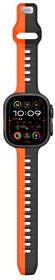 Řemínek Cubenest Premium Silikon Sport na Apple Watch 42/44/45/Ultra 49 mm černý/oranžový

 obrázek produktu 3 z 5