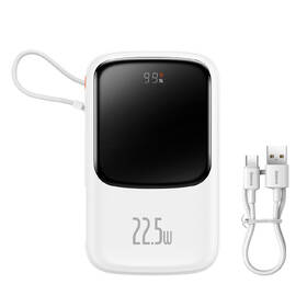 Powerbanka Baseus Qpow Pro 10000mAh 22,5W s USB-C kabelem bílá

 obrázek produktu 5 z 16