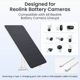 Solární panel Reolink Solar Panel 3 bílý

 obrázek produktu 1 z 8