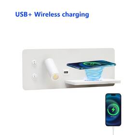 Bodové svítidlo IMMAX LED Be PREPARE 4v1 s Qi nabíjením, USB, varianta pravá bílé

 obrázek produktu 3 z 9