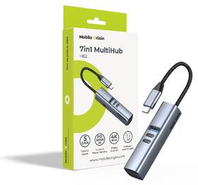 USB Hub Mobile Origin 7in1 MultiHub HB2 šedý

 obrázek produktu 9 z 9