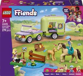 Stavebnice LEGO® Friends 42695 Přívěs s koněm a hříbětem 

 obrázek produktu 6 z 9
