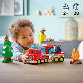 Stavebnice LEGO® DUPLO® 10473 Hasičské auto s hadicí a hasičem 

 obrázek produktu 9 z 9