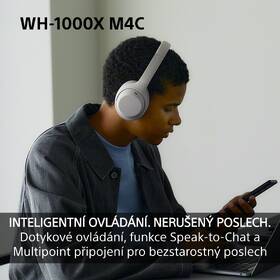 Sluchátka Sony WH-1000XM4C stříbrná

 obrázek produktu 17 z 18