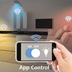 Chytrá žárovka Hama SMART WiFi LED Filament, E27, 7 W, teplá bílá 

 obrázek produktu 3 z 7
