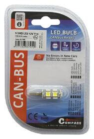 Autožárovka Compass 33795 9 SMD LED 12V T10  CAN-BUS 

 obrázek produktu 1 z 2