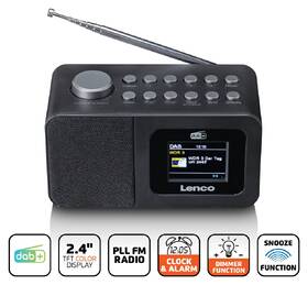 Radiopřijímač s DAB+ Lenco CR-625BK černý

 obrázek produktu 7 z 12