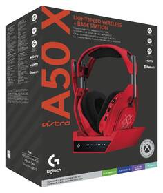 Headset Logitech G Astro A50 X Lightspeed Wireless + Base Station červený

 obrázek produktu 12 z 20