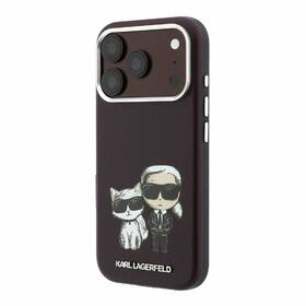 Kryt na mobil Karl Lagerfeld PU Semi Wrap Smooth Sketch Bodies Magsafe na Apple iPhone 18 Pro Max vínový

 obrázek produktu 3 z 6