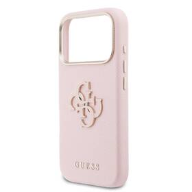 Kryt na mobil Guess PU Resin Logo na Apple iPhone 17 Pro růžový

 obrázek produktu 4 z 6