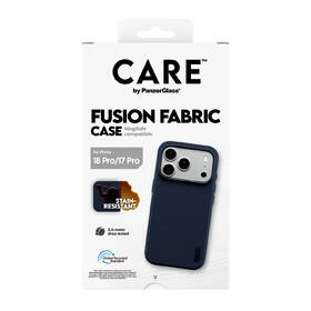Kryt na mobil PanzerGlass CARE na Apple iPhone 18 Pro / 17 Pro Fusion Fabric MagSafe modrý

 obrázek produktu 4 z 4