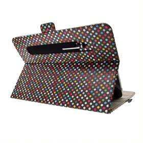 Pouzdro na tablet flipové FIXED Novel na tablety 10,1" s kapsou pro stylus- Rainbow Dots 

 obrázek produktu 3 z 4