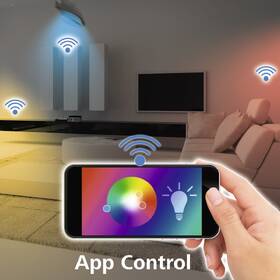 Stropní svítidlo Hama SMART Wi-Fi, třpytivý efekt, čtvercové, 27 cm 

 obrázek produktu 4 z 9