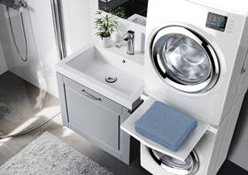 Mezikus pračka - sušička s výsuvem Meliconi 656118 bílá barva
