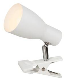 Stolní LED lampička Rabalux Ebony 6026, s klipem bílá

 obrázek produktu 1 z 4