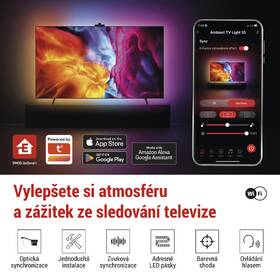 LED pásek EMOS GoSmart Ambientní RGB  za TV 55“ (139 cm) ZTV55 

 obrázek produktu 17 z 19