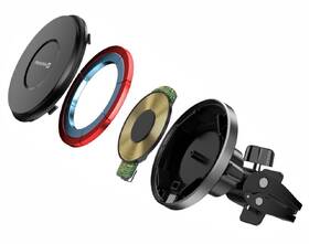 Držák na mobil Swissten MagSafe AIRHOLD s bezdrátovou nabíječkou 15W / 7,5W černý

 obrázek produktu 2 z 4