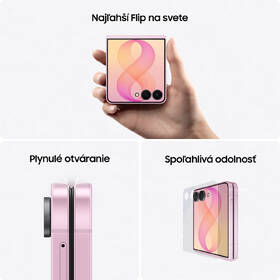 Mobilní telefon Samsung Galaxy Z Flip8 5G 12 GB / 256 GB růžový

 obrázek produktu 11 z 25