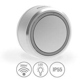 Tlačítko Honeywell DCP711G bezdrátové, kulaté šedé

 obrázek produktu 1 z 2