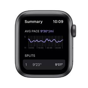 Chytré hodinky Apple GPS, 44mm pouzdro z vesmírně šedého hliníku - antracitový / černý sportovní řemínek 

 obrázek produktu 2 z 5