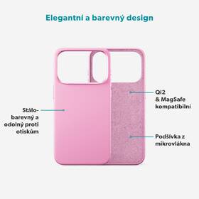 Kryt na mobil Epico Silicone Pro Mag+ na Apple iPhone 17 Pro růžový

 obrázek produktu 5 z 5