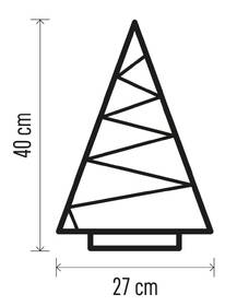 LED dekorace EMOS 15 LED stromeček s ozdobami, 40 cm, 2x AA, vnitřní, teplá bílá 

 obrázek produktu 4 z 6